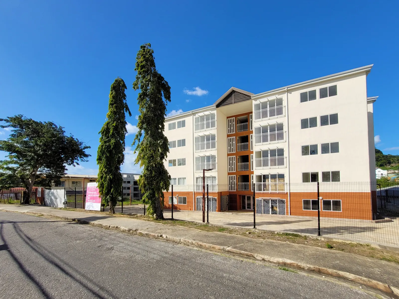 Completed multi-storey residential development